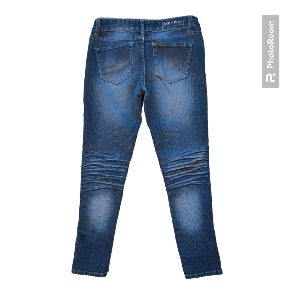Red Rivet jeans - Picture 2 of 4